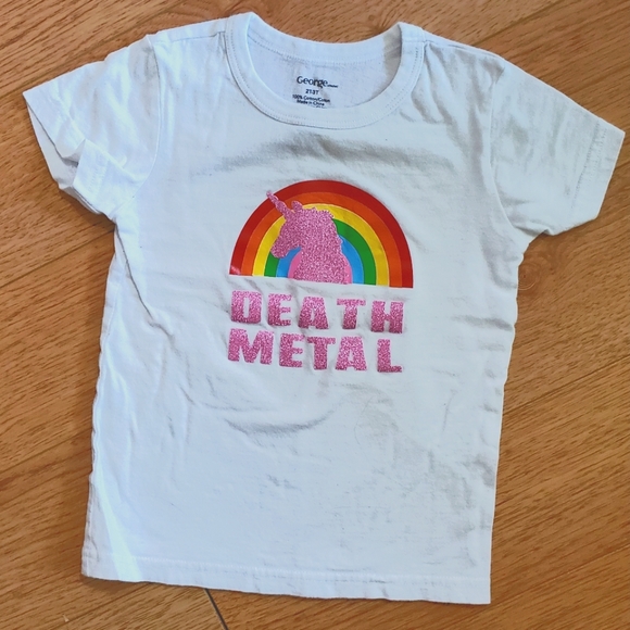 🦄DEATH METAL🦄 Custom Toddler Tee - Picture 2 of 3